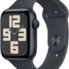 Apple Watch SE 2024 44mm Midnight Aluminium Case with Midnight Sport Band - M/L