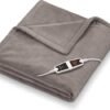Beurer HD 150 XXL Cosy Elektrische Bovendeken - 200 x 150 cm - 2 Persoons - 6 Warmtestanden - Automatische uitschakeling - Fleece - Machinewasbaar tot 30° - 100 Watt - 3 Jaar garantie - Taupe