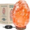 Dimbare XL Zoutlamp 5-7KG Himalayazout – Tafellamp – Sfeerlamp – Zoutsteen Nachtlamp – Dimbaar – Incl. E-book – Kerstcadeau