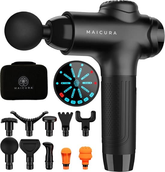Maicura PRO SE - Massage Gun - Professioneel - Massage Apparaat - Massage Pistool - 10 massagekoppen