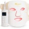 Maxi Meilleur® led masker lichttherapie - Nova series Red Light Therapy - Led Face mask white - huidverjongingsapparaat gezicht - rood licht therapie - infraroodtherapie - collageen masker - LED Gezichtsmasker