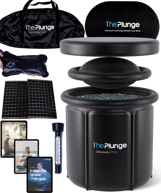The Plunge® ijsbad - PREMIUM Pack - Ice Bath - Zitbad - Incl. E-BOOKS