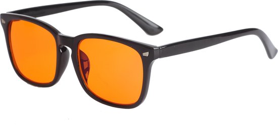 ValeDelucs Blauw Licht Filter Computerbril Slaapbril - Oranje Lenzen - Anti Blue Light Blocking Glasses - Beeldschermbril Game Bril