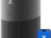 Vibrix PureFlow70 Pro Luchtreiniger / Air Purifier – HEPA H14 + koolstoffilter inbegrepen – 468 m³/u, voor kamers tot ca. 70 m² – Ionisator – App-bediening – Zeer stil & slaapstand – Luchtkwaliteitindicator – Helpt bij stof, pollen & huisstofmijt